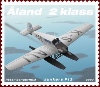 Junkers F13, land stamp, in Overview page